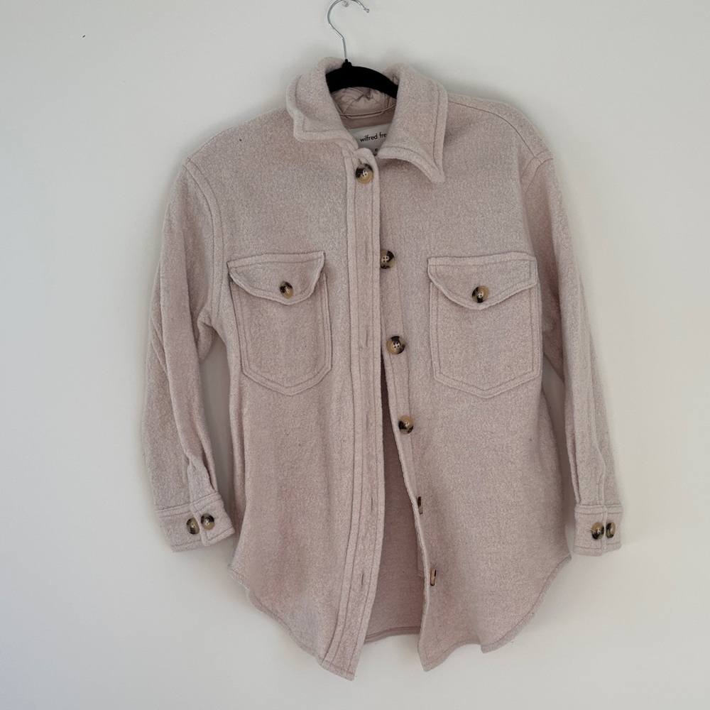 Wilfred Cream Button-Up Jacke
